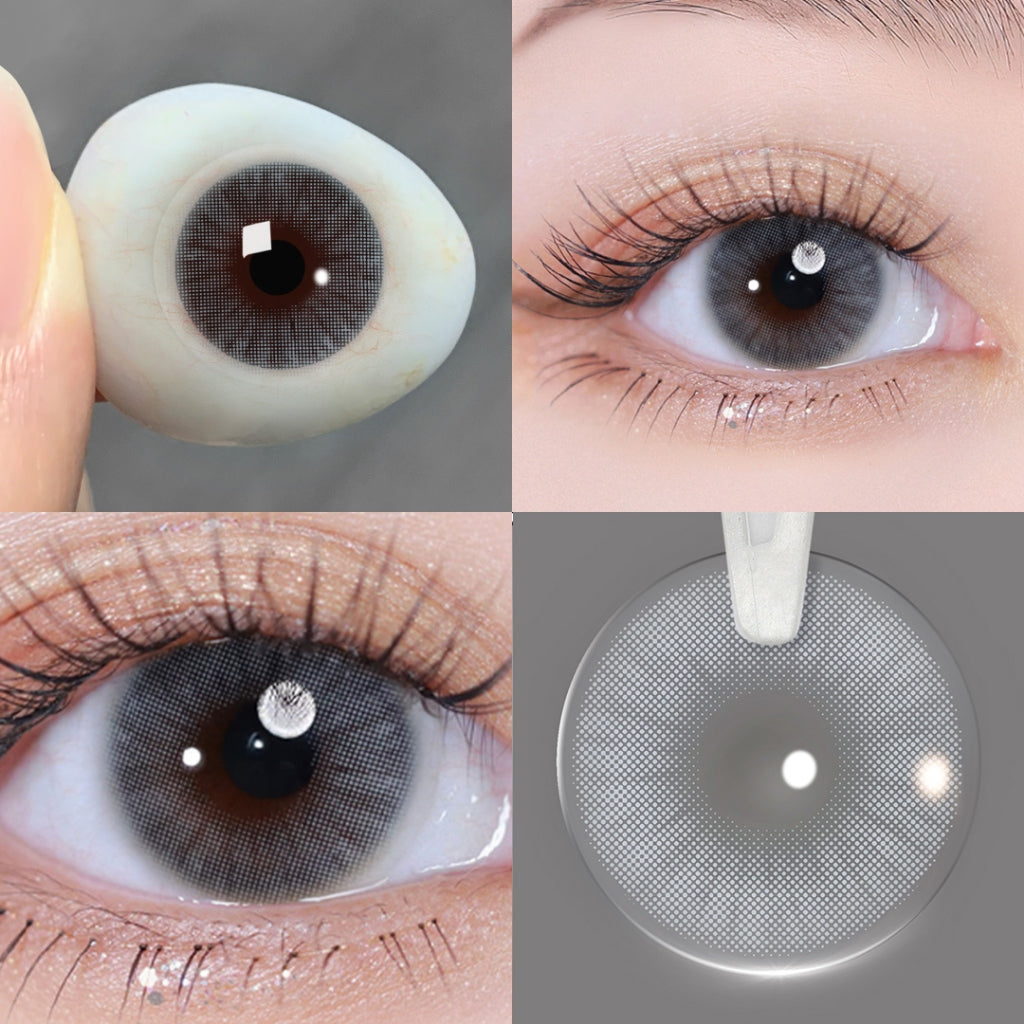 Magister softlens Normal 16mm big eyes soflens hitam soflens Brown DIA14.5 Softlen Black Lens Kontak Doll Eyes with Case