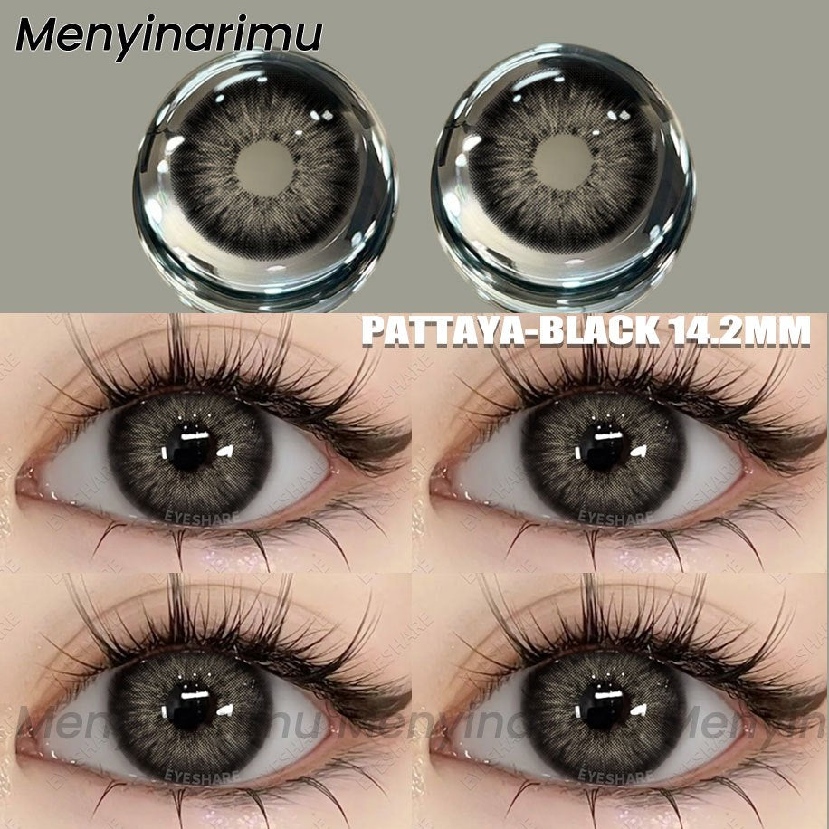Eyeshare Pattaya Softlens Minus(-1~-6) 14.2mm Softlens Gray Lensa Kontak Soflen