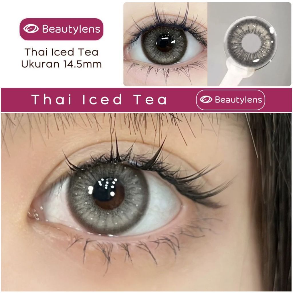 BEAUTYLENS Live02 Milk Tea 14.5mm | Meguro Big Eye Lenses | Normal & Minus | Colored Contacts