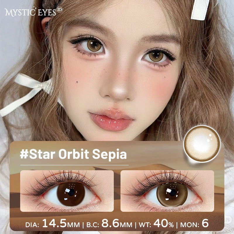 MysticEyes Hydrocor Series Contact Lenses - 14.2mm Diameter, 6 Months Use