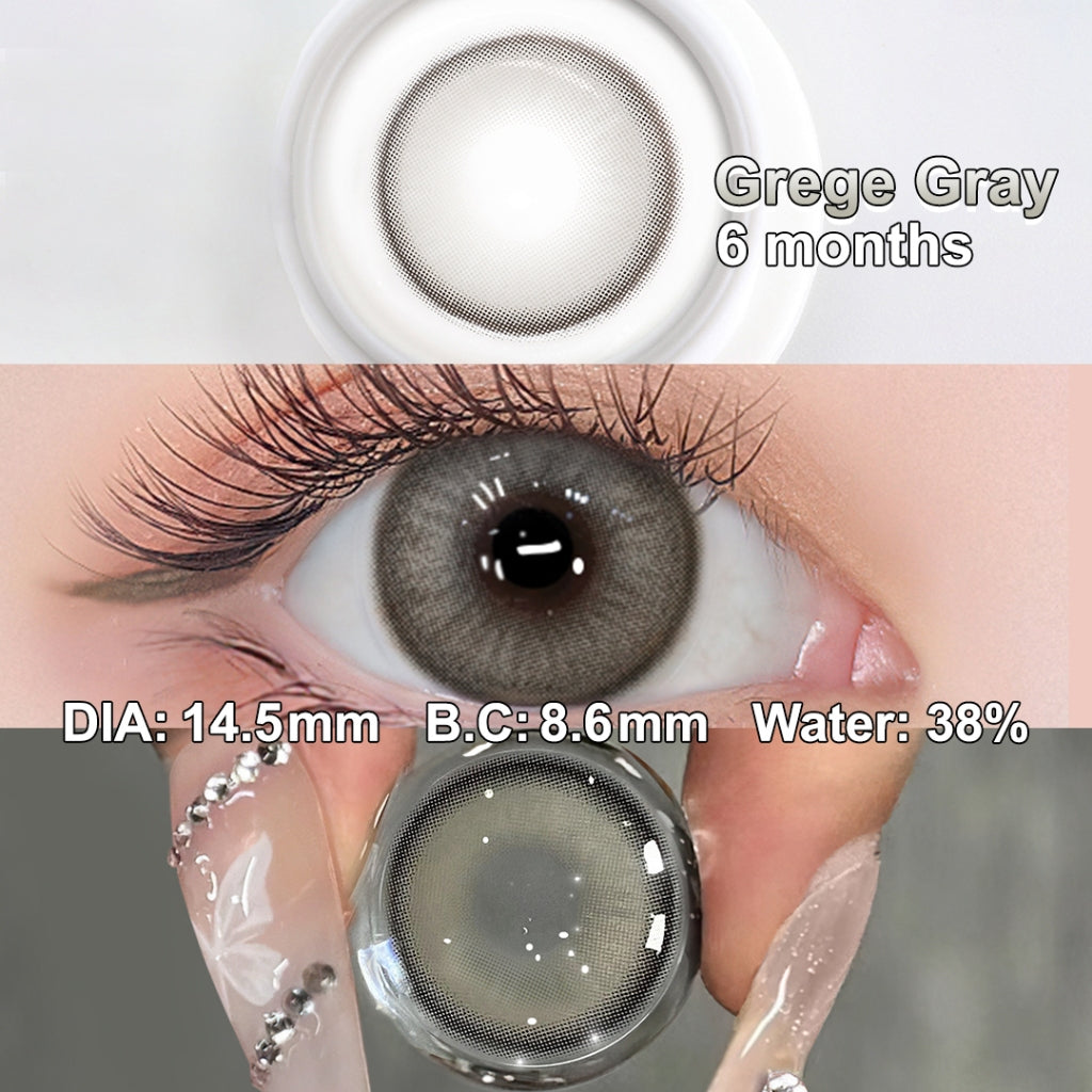 Magister Softlens minus (-1.00 s/d -6 .00) Luna Sweet Brown soflen minus soflens grey 14.50MM
