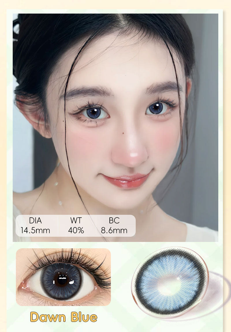 Mysticeyes Softlens Minus (0.00 s/d -6.00) Dawn Series 14.5MM