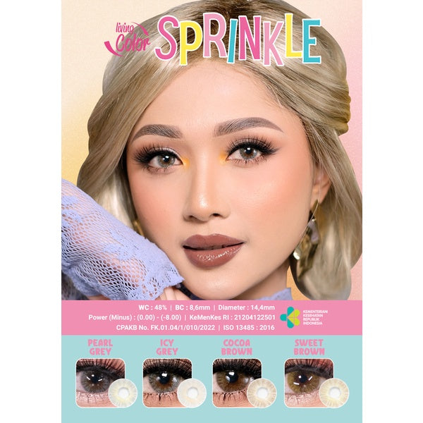 Living Color Sprinkle Softlens - MINUS & NORMAL by Irislab