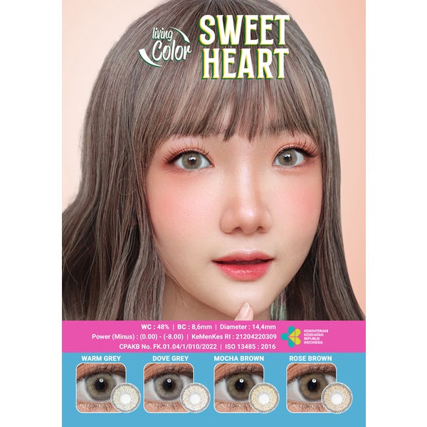 Living Color Sweetheart Softlens - MINUS & NORMAL by Irislab