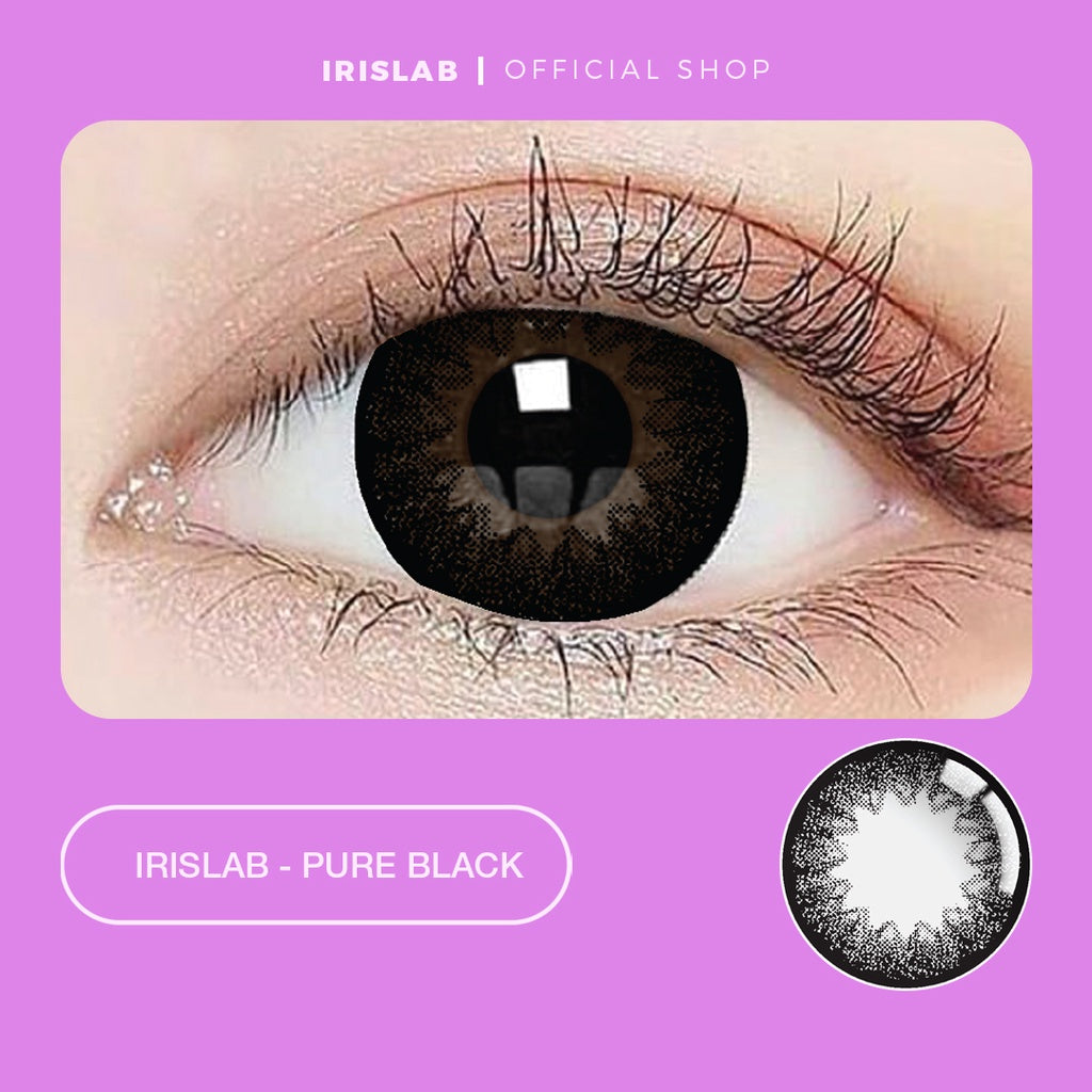 Living Color Pure Black Softlens - MINUS & NORMAL by Irislab