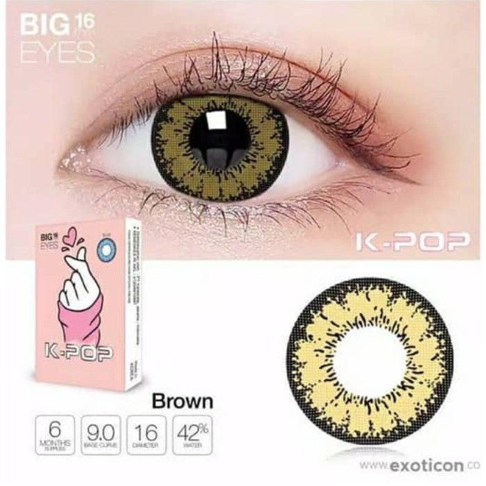 SOFTLENS K-POP NORMAL / KPOP BIG EYES 16MM by  EXOTICON