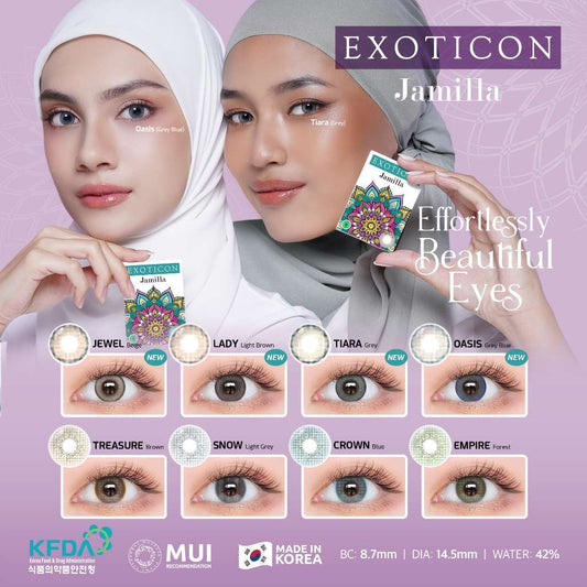 Exoticon Softlens Jamilla All Series (Plano Only)
