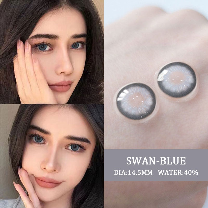 Eyeshare Black Softlens 14.5mm Big Eyes Natural Korea New Softlens Lensa Warna Soflen