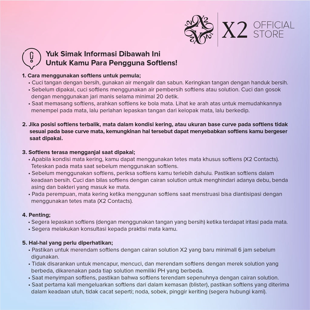 X2 Sanso Black Softlens - Ebony