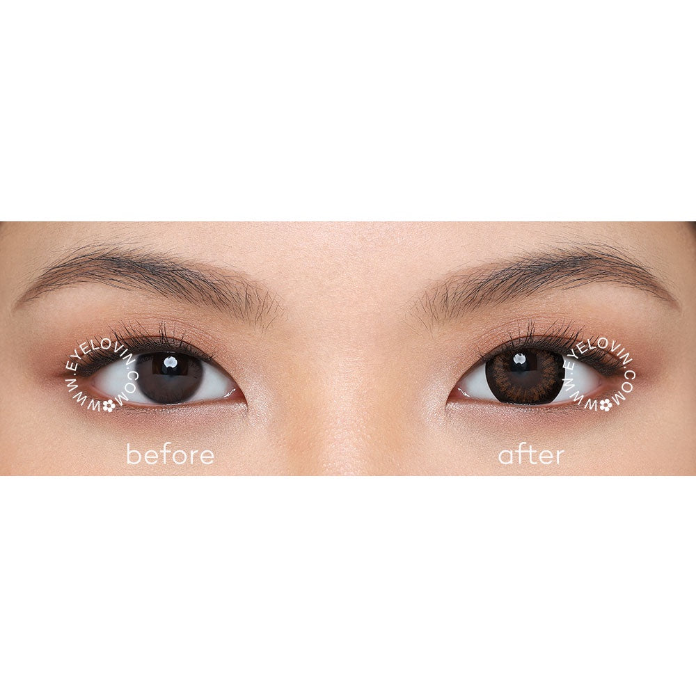Eyelovin Softlens Mite Clair Pure Moist - Juno Brown (1 pc/sebelah)