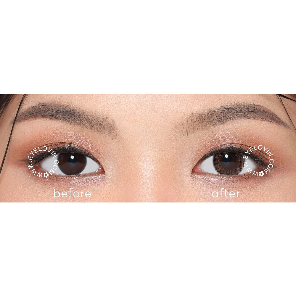 EYELOVIN Softlens Mite Clair - Wood Coral Hazel (1 pc/sebelah)
