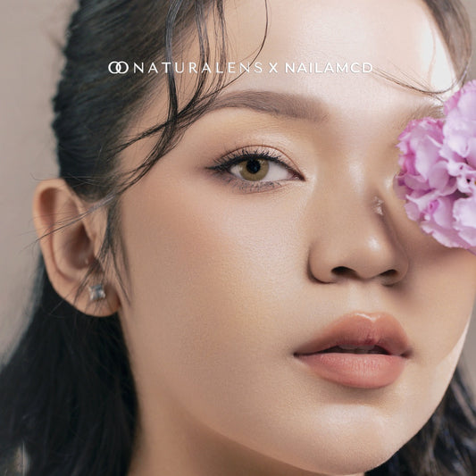 Naturalens x Naila Taupe Brown Softlens Biomoist (1PC/SEBELAH) Contact lens (0 sd -10) / Soft Lens / Lensa Kontak / Soflen / Softlen / Soflens normal minus / Softlense / Lensa mata