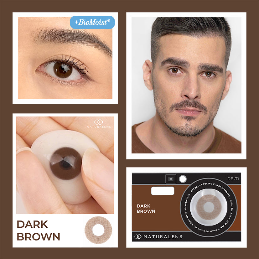 Naturalens Dark Brown Softlens BioMoist (1PC/SEBELAH) Contact Lens (0 sd -10) / Soft Lens / Lensa Kontak / Soflen / Softlen / Soflens normal minus / Softlense / Lensa mata