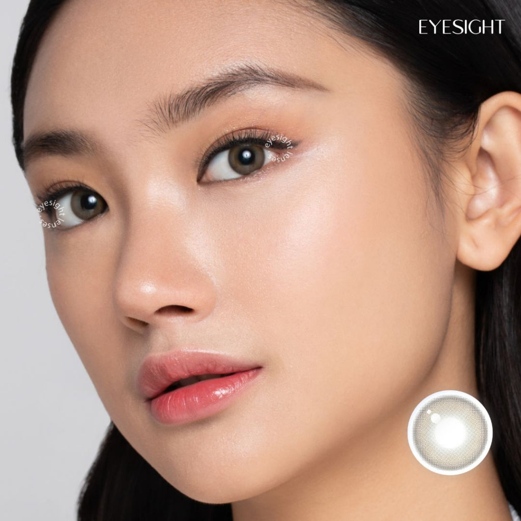 [BEST SELLER] EYESIGHT LENSES Eyesm Ocher Brown - Korean Natural Pattern Contact Lenses, 14.2mm (1 Pair) - Available with/without Prescription