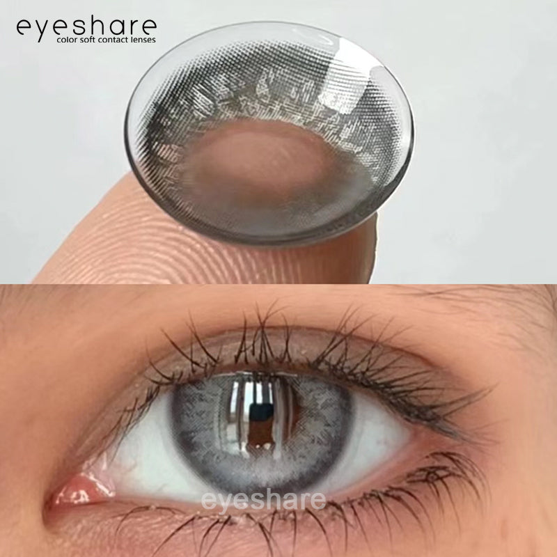 Eyeshare Myakhie Softlens Minus(-1 ~ -6) 14.2mm Brown Gray Minus Softlens