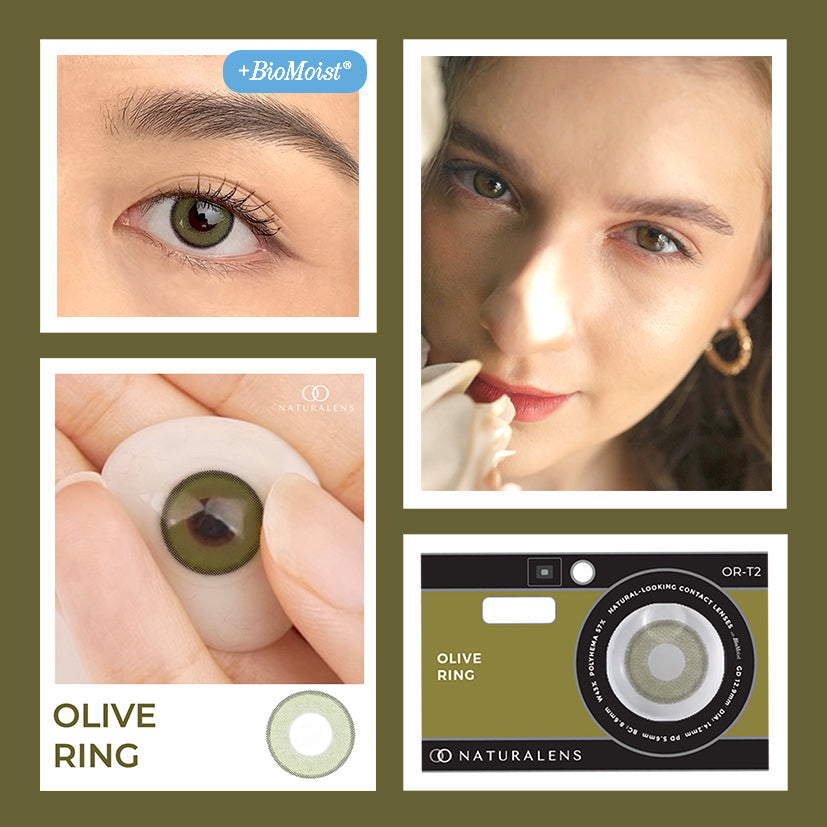 Naturalens Olive Ring Softlens Biomoist (1PC/ SEBELAH) Contact Lens (0 sd -10) / Soft Lens / Lensa Kontak / Soflen / Softlen / Soflens normal minus / Softlense / Lensa mata