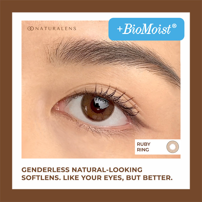 Naturalens Ruby Ring Softlens Biomoist (1PC/SEBELAH) Contact Lens (0 sd -10) / Soft Lens / Lensa Kontak / Soflen / Softlen / Soflens normal minus / Softlense / Lensa mata