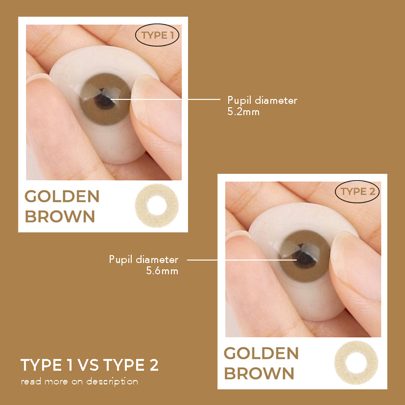 Naturalens Golden Brown Softlens Biomoist (1PC/SEBELAH) Contact Lens (0 sd -10)/ Soft Lens / Lensa Kontak / Soflen / Softlen / Soflens normal minus / Softlense / Lensa mata
