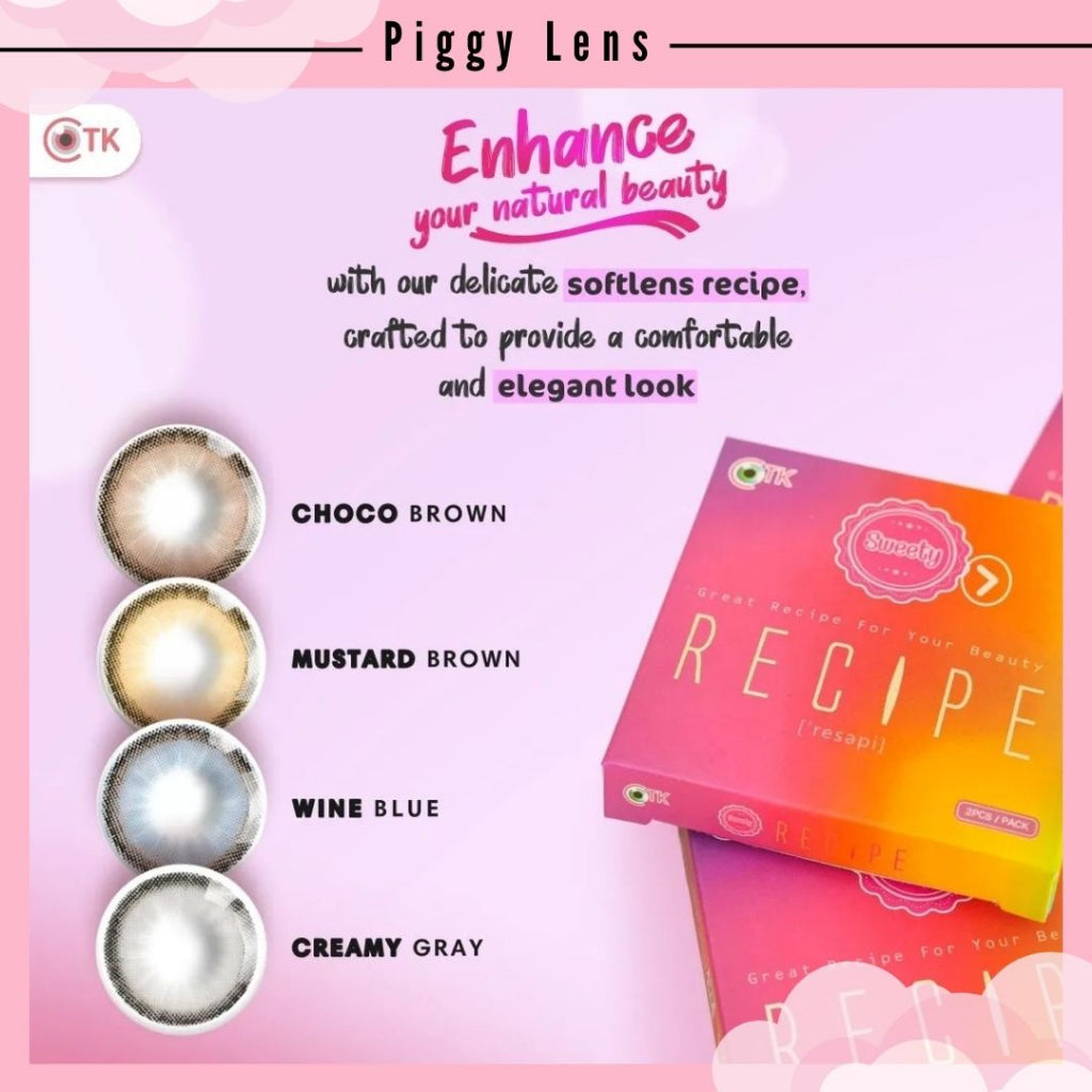 SOFTLENS RECIPE NORMAL & MINUS 0.50 s/d 6.00 FREE LENSCASE by CTK