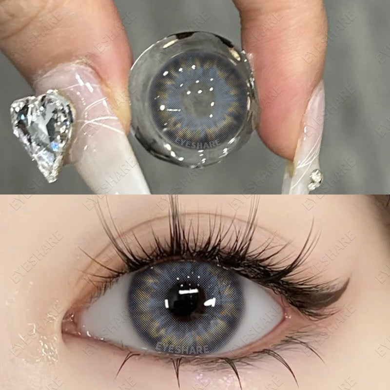 Eyeshare Softlens Miki Gray 1 Pasang 14.0mm