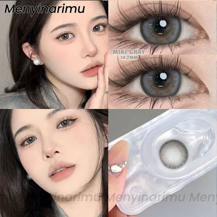 Eyeshare Softlens Miki Gray 1 Pasang 14.0mm