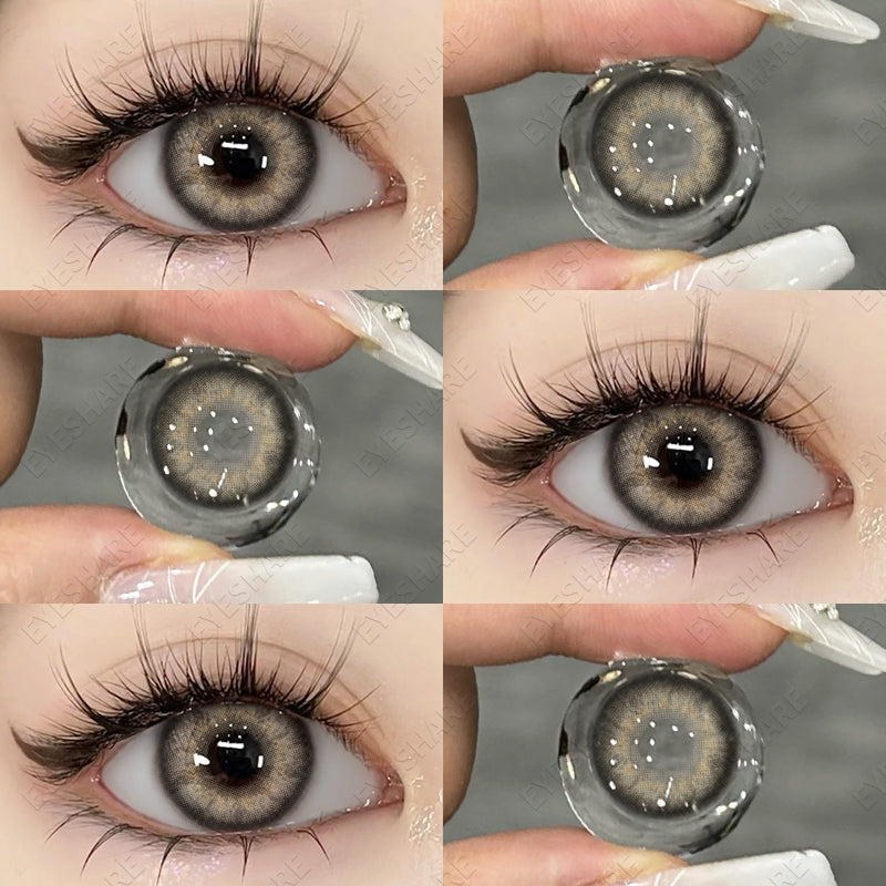Eyeshare Softlens Miki Gray 1 Pasang 14.0mm