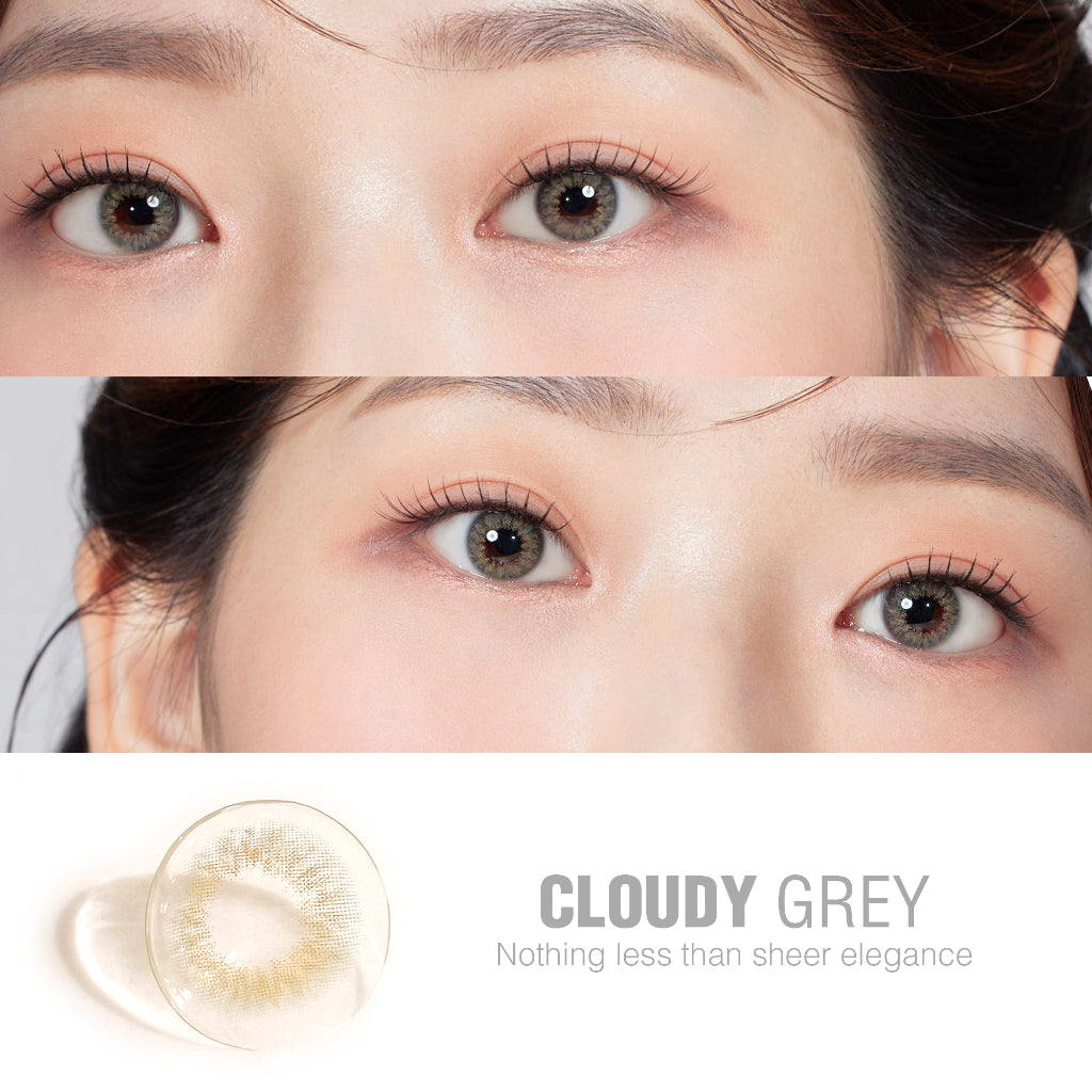 X2 Sanso Softlens - Cloudy Grey - 14.2mm Silicone Hydrogel Contact Lenses