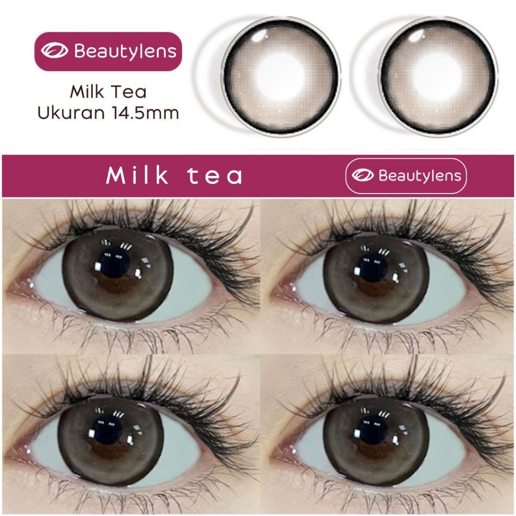 BEAUTYLENS Live02 Milk Tea 14.5mm | Meguro Big Eye Lenses | Normal & Minus | Colored Contacts