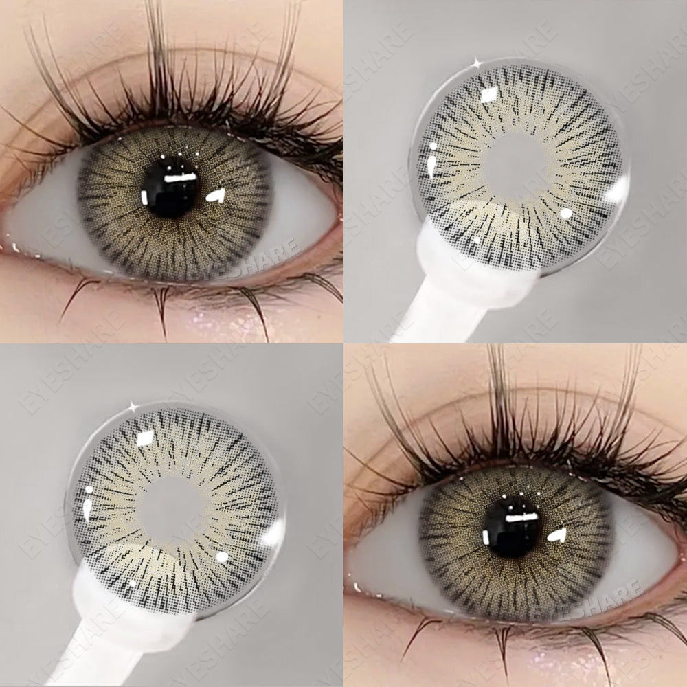 Eyeshare Black Softlens 14.5mm Big Eyes Natural Korea New Softlens Lensa Warna Soflen