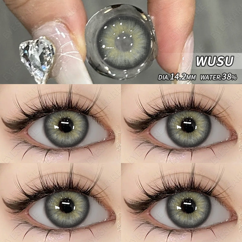 Eyeshare Softlens Vienna Gray 1 Pasang 14.5mm Lensa Kontak