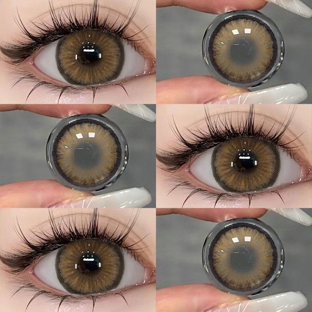 Magister Softlens 14.2 mm Mata Normal softlens grey Lensa Kontak Bergaya Soflens Murah Lensa Warna