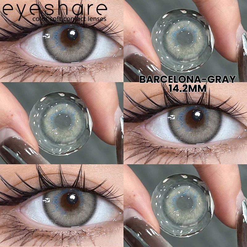 Eyeshare Softlens Vienna Gray 1 Pasang 14.5mm Lensa Kontak