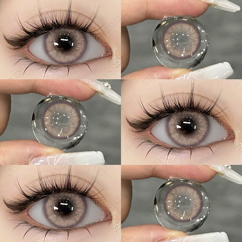 Eyeshare Softlens Swan Gray 1 Pasang 14.5mm
