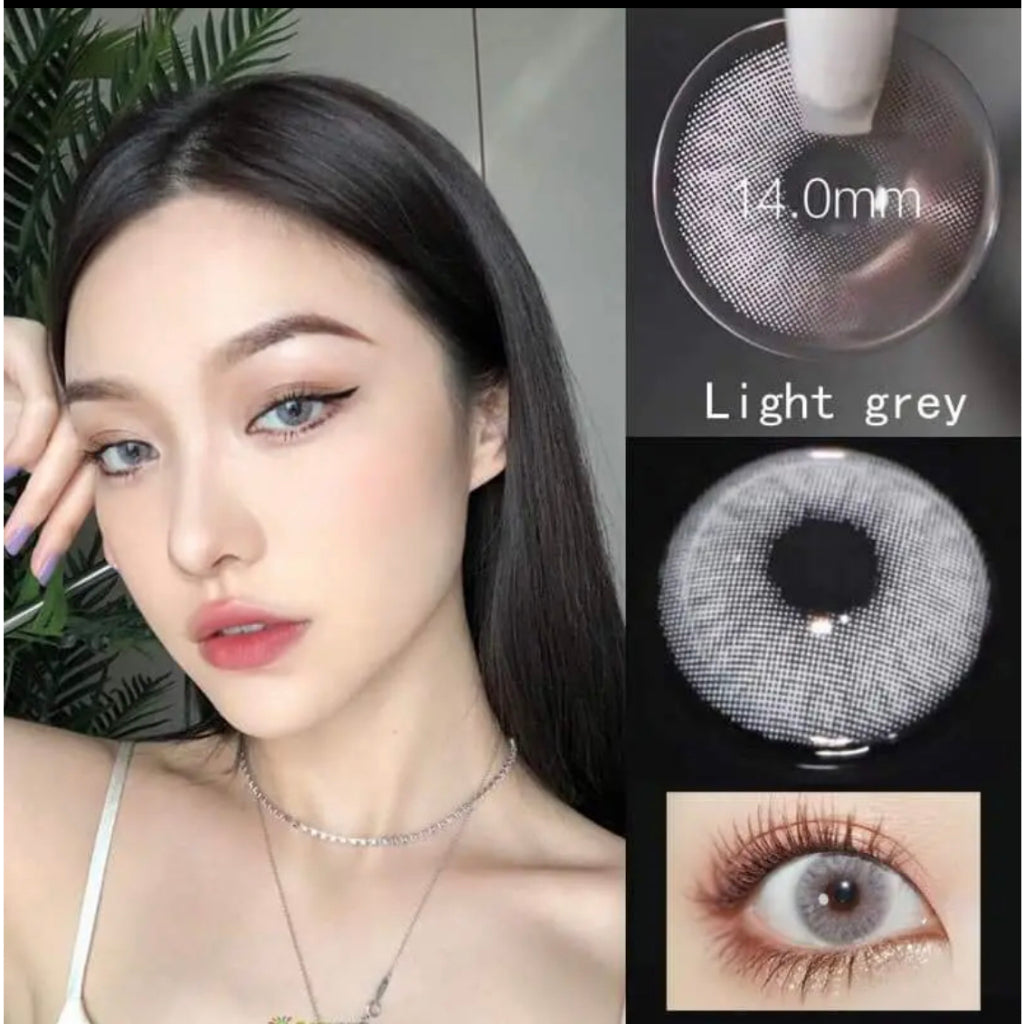Eyeshare Black Softlens 14.5mm Big Eyes Natural Korea New Softlens Lensa Warna Soflen