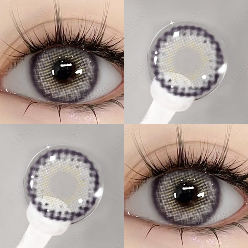 Eyeshare Black Softlens 14.5mm Big Eyes Natural Korea New Softlens Lensa Warna Soflen