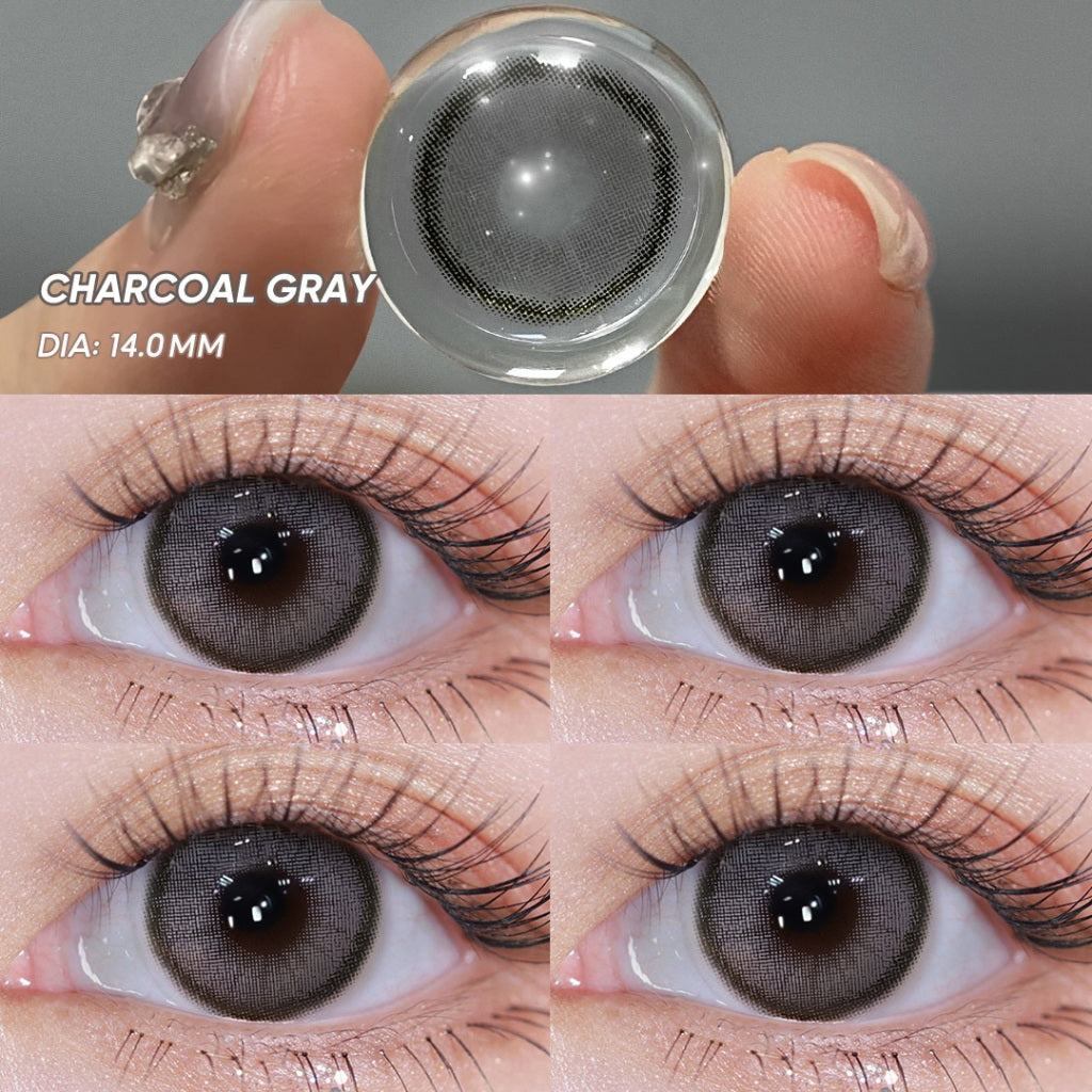 Magister Softlens 14.2 mm Mata Normal softlens grey Lensa Kontak Bergaya Soflens Murah Lensa Warna