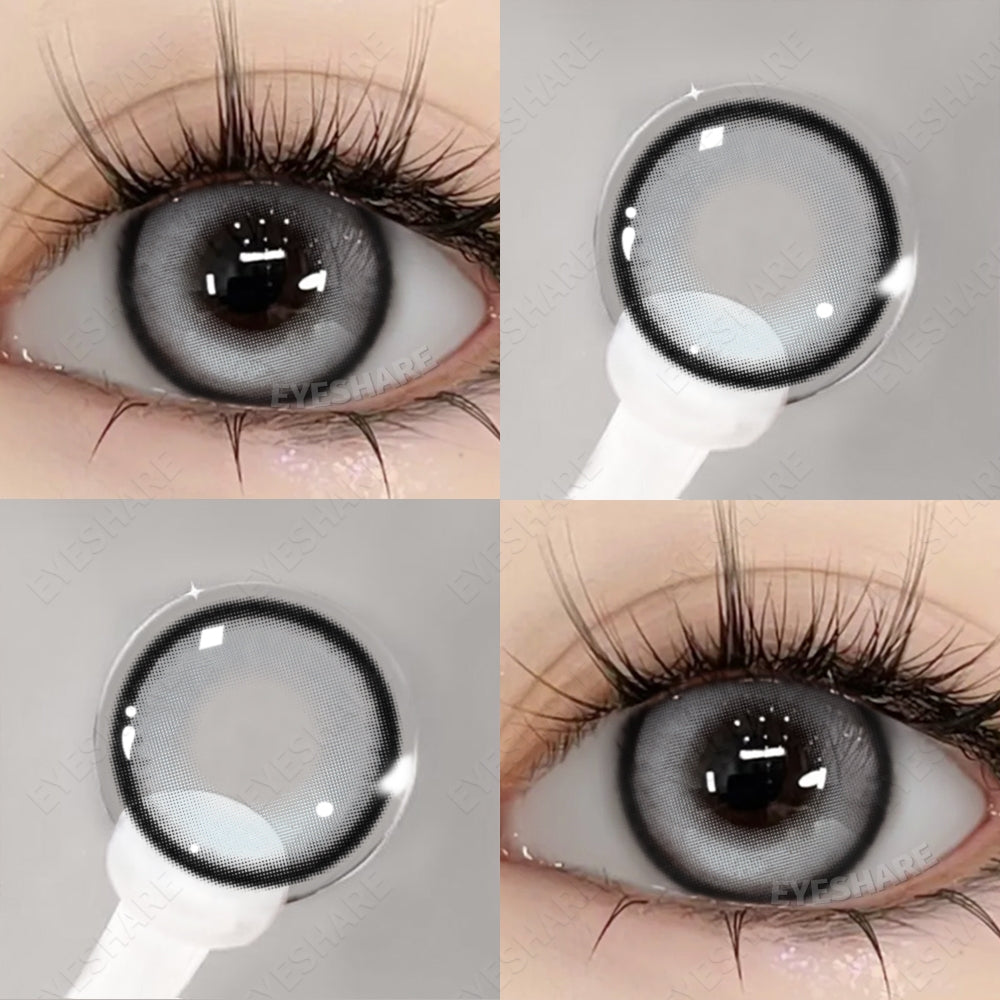 Eyeshare Myakhie Softlens Minus(-1 ~ -6) 14.2mm Brown Gray Minus Softlens