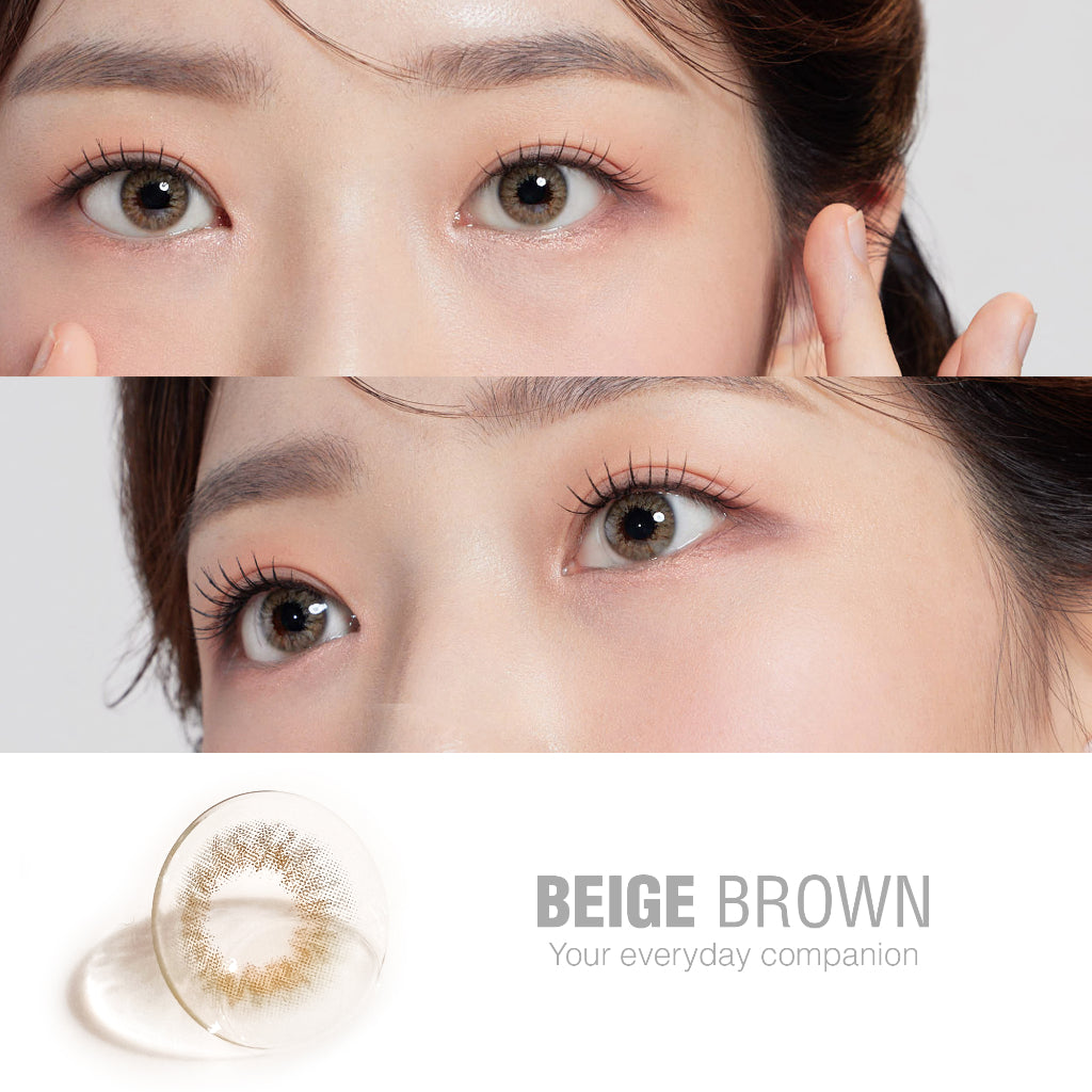 X2 Sanso Softlens - Beige Brown - Soflens Cokelat Diameter 14.2mm | Soflens Higher oxygen