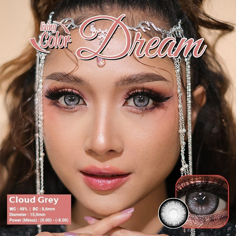Softlens DREAM 15 MM Normal & Minus (-0,50 S/D -6,00) By Irislab / Soflen Dream / Dream By Iris Lab / Big Eyes / Korean / Soflen / Softlen / Soflens / Cloud Grey Wind Grey Flame Brown Rust Brown / SMIRIS