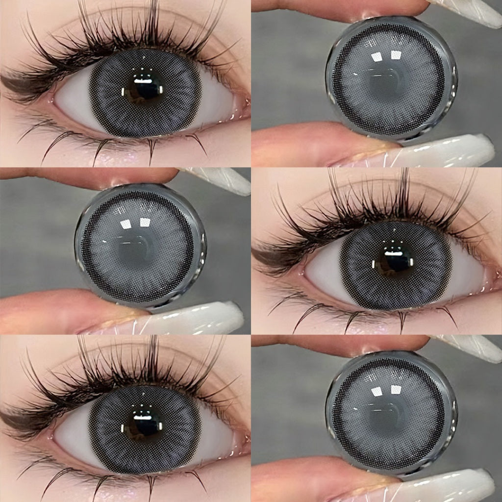 Magister Softlens 14.2 mm Mata Normal softlens grey Lensa Kontak Bergaya Soflens Murah Lensa Warna