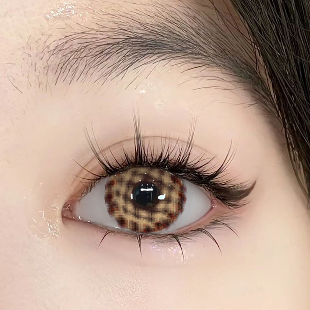 UYAAI softlens 14.5MM Minus 0.00 s/d -6.00 Mata Korea seri Big eyes Sepasang LENSA KONTAK  6Bulan