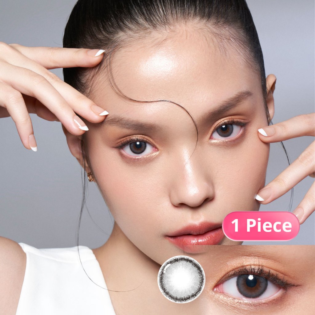 EYELOVIN Softlens OHAN - Hana Grey - Softlens Premium MPC Best Seller untuk Mata Sensitif Korean Look - Bisa Normal dan Minus up to -10.00 (1 pc/sebelah)
