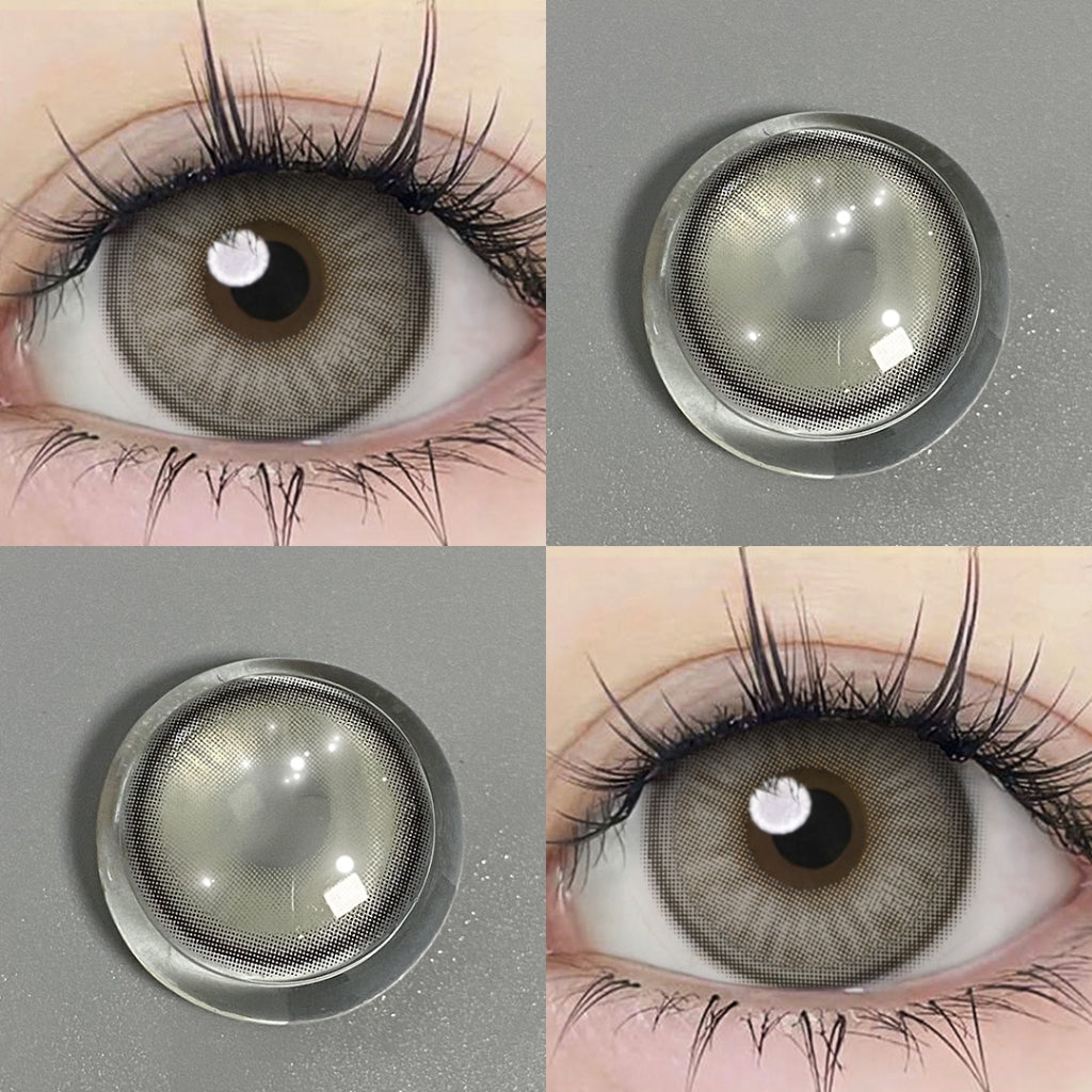 Magister softlens lensa mata,softlens grey soflen ochre brown lensa kontak murah,diameter 14MM softlens softlens mata softlens mata korea