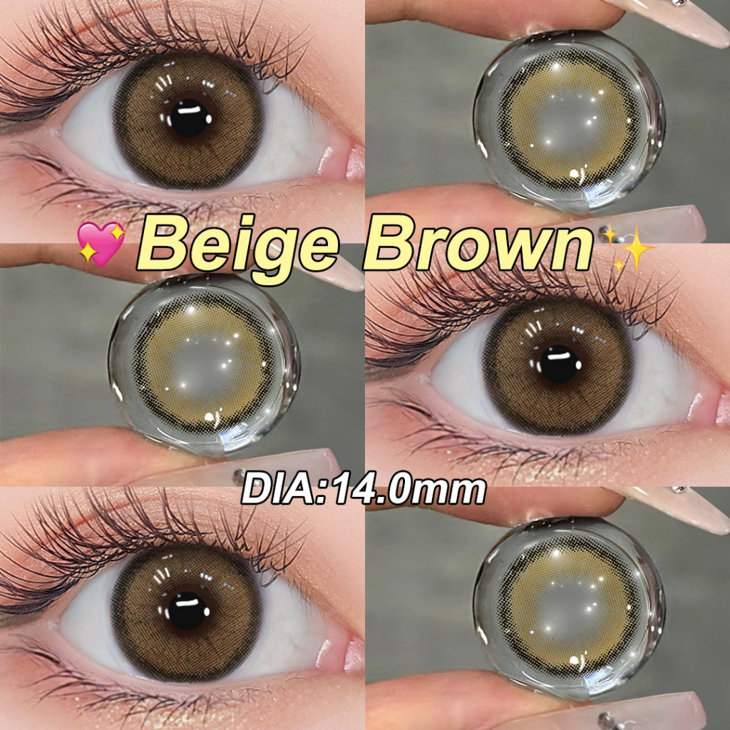 Magister softlens lensa mata,softlens grey soflen ochre brown lensa kontak murah,diameter 14MM softlens softlens mata softlens mata korea