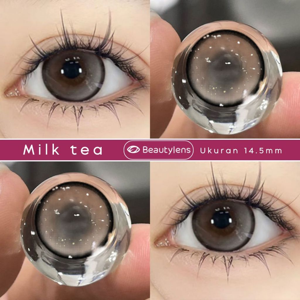 BEAUTYLENS Live02 Milk Tea 14.5mm | Meguro Big Eye Lenses | Normal & Minus | Colored Contacts