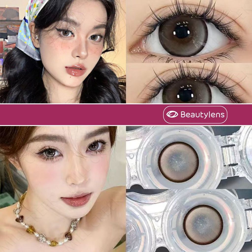 BEAUTYLENS Live02 Milk Tea 14.5mm | Meguro Big Eye Lenses | Normal & Minus | Colored Contacts