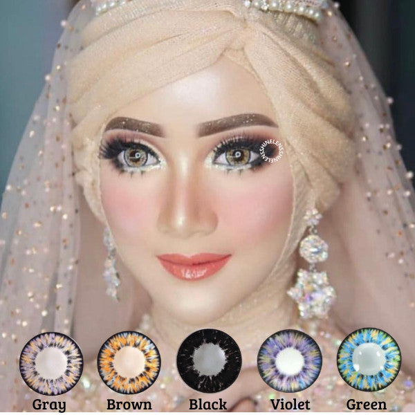 SHINELENS My Dolly Eye 20.8mm Big Eye Wedding Lens | Glamorous Softlens by Pinkinsoftlens | Normal & Prescription Big Eye Contact Lenses