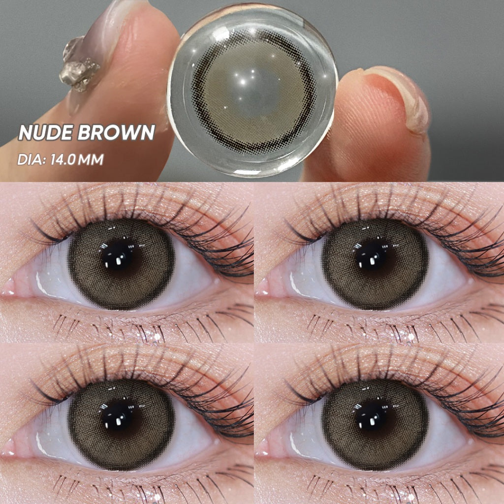Magister Softlens 14.2 mm Mata Normal softlens grey Lensa Kontak Bergaya Soflens Murah Lensa Warna