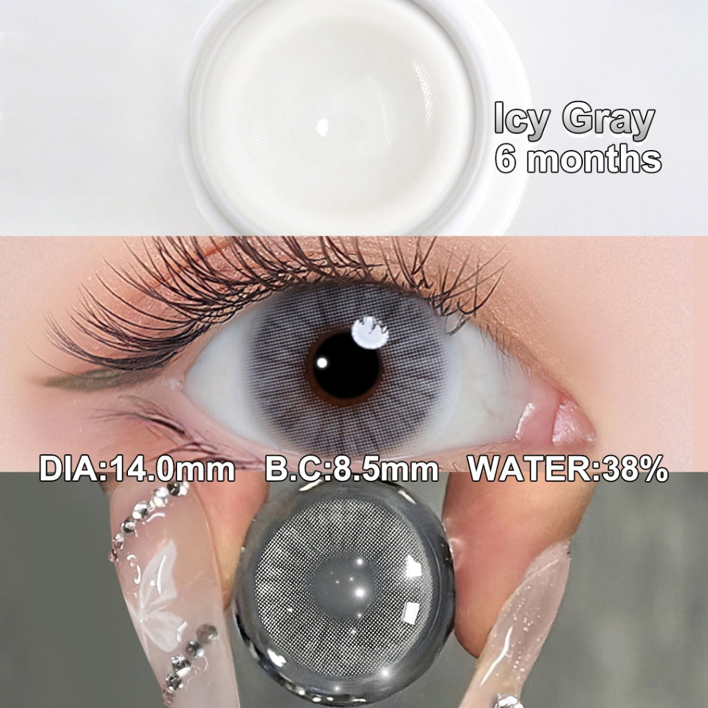 Magister Softlens Minus (-1.00 s/d -6.00) OMG Softlens Black lensa kontak warna diameter 14MM softlens Brown softlens Gray soflen mata soflent soflen normal