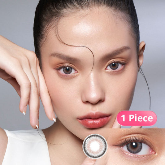 EYELOVIN Softlens OHAN - Guri Grey - Softlens Grey Premium MPC untuk Mata Sensitif Semi Natural - Cocok untuk Wedding dan Bold Look - Bisa Normal dan Minus up to -10.00 (1 pc/sebelah)